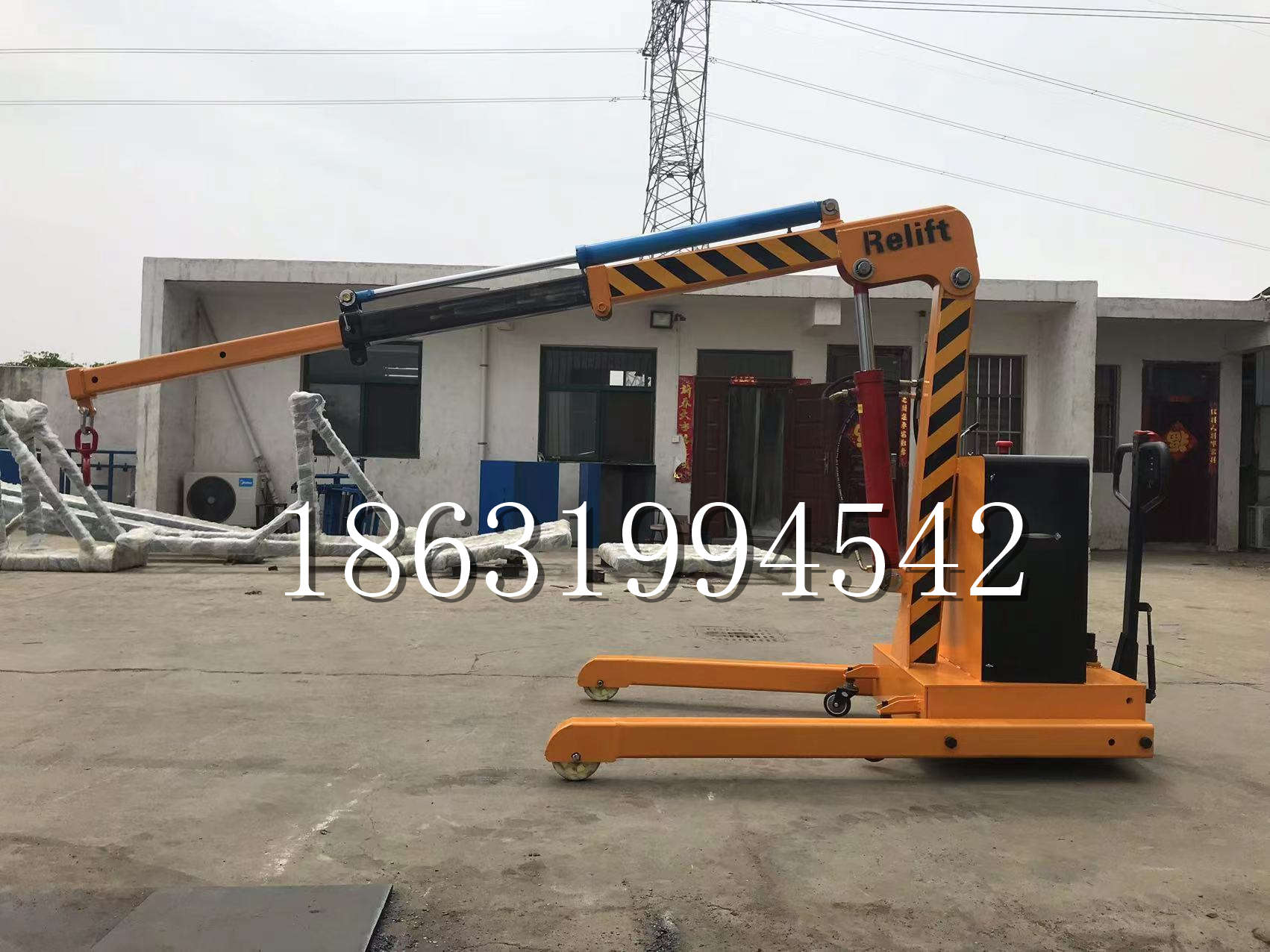 埔盐乡久征定做3吨三轮随车吊 农用园林绿化移树吊 平板工程用小吊机