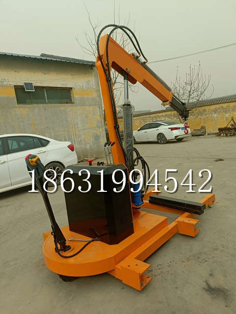 埔盐乡自卸车厢随车吊 自制轮式四不像起重机 四驱平板吊 5吨 贵盛